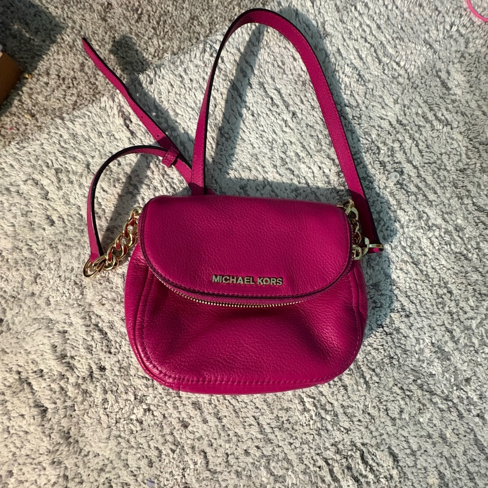 Michael Kors Hot Pink Crossbody Bag